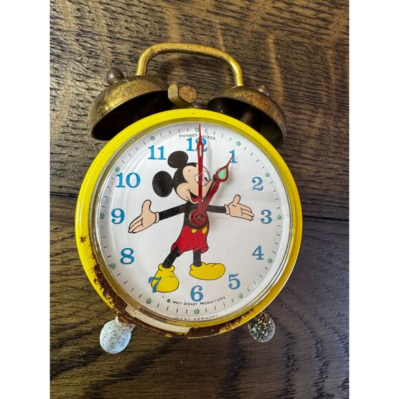Vintage Phinney Walker Mickey Mouse clock - Picture 5 of 6